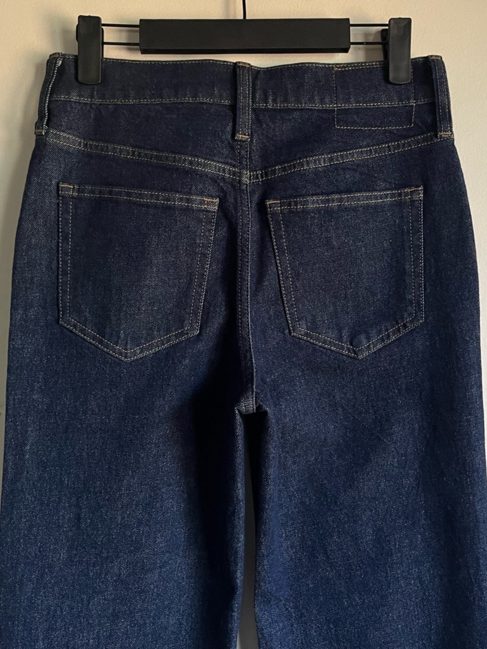 NWT JCrew Slim Wide Leg Jean 24 Crop 24P Resin Rinse Dark Denim $148 CC580 - Picture 7 of 15